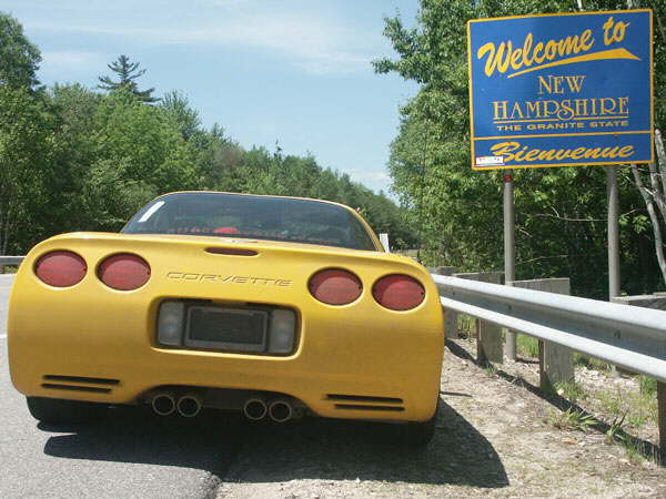 New Hampshire state line