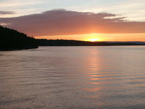 Sunset on Lake Champlain